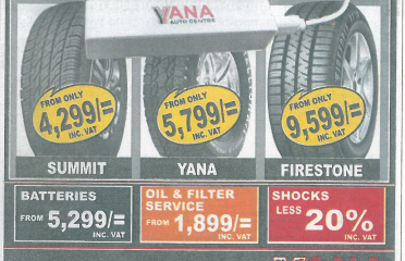 Yana Tyres New Exciting Offers